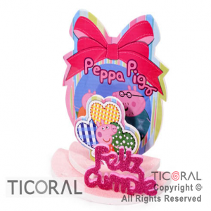 ADORNO PEPPA PIG GOMA EVA FELIZ CUMPLEA�OS X1